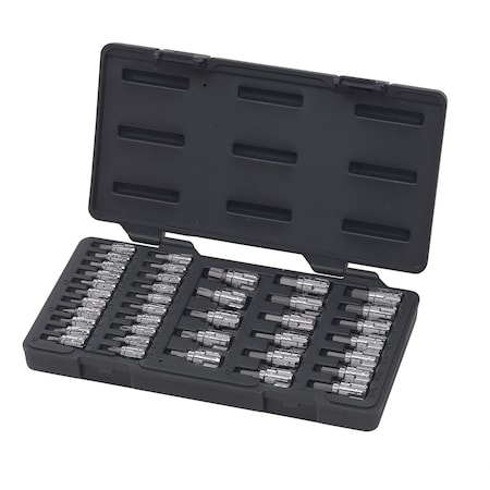 Gearwrench 39-Piece Vortex Bit Socket Set 1/4 in. (13mm) and 3/8 in. (20mm) Dr. EHT890040